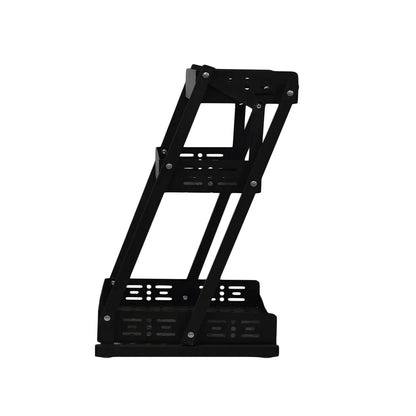 Raft pliabil cu 3 polite, Naimeed D3427, 55x33x30 cm Negru