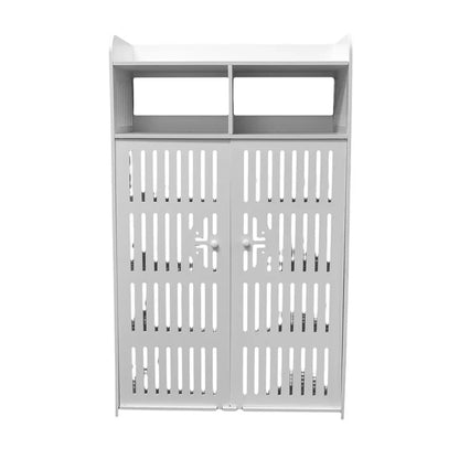 Dulap cu 7 rafturi, Naimeed D3461, culoare Alb, 99 x 60 x 32 cm