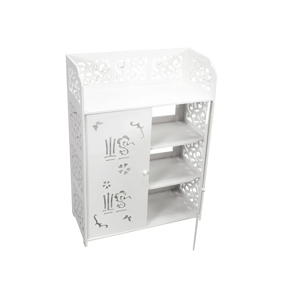 Dulap cu 2 usi, Naimeed D3470, Alb, 87x63x31 cm