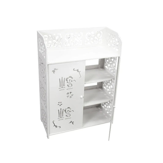Dulap cu 2 usi, Naimeed D3470, Alb, 87x63x31 cm