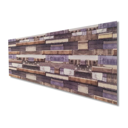 Set 10 panouri decorative, Autoadeziv, suprafata acoperita 1.8 m2, Naimeed D3502, 30x60 cm, Multicolor