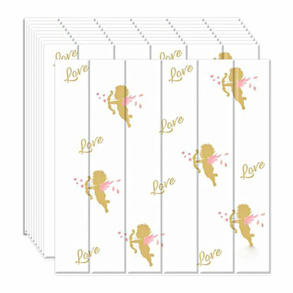 Set 10 x Tapet 3D autoadeziv, design modern, usor de curatat, 70x70 cm, Naimeed D3555