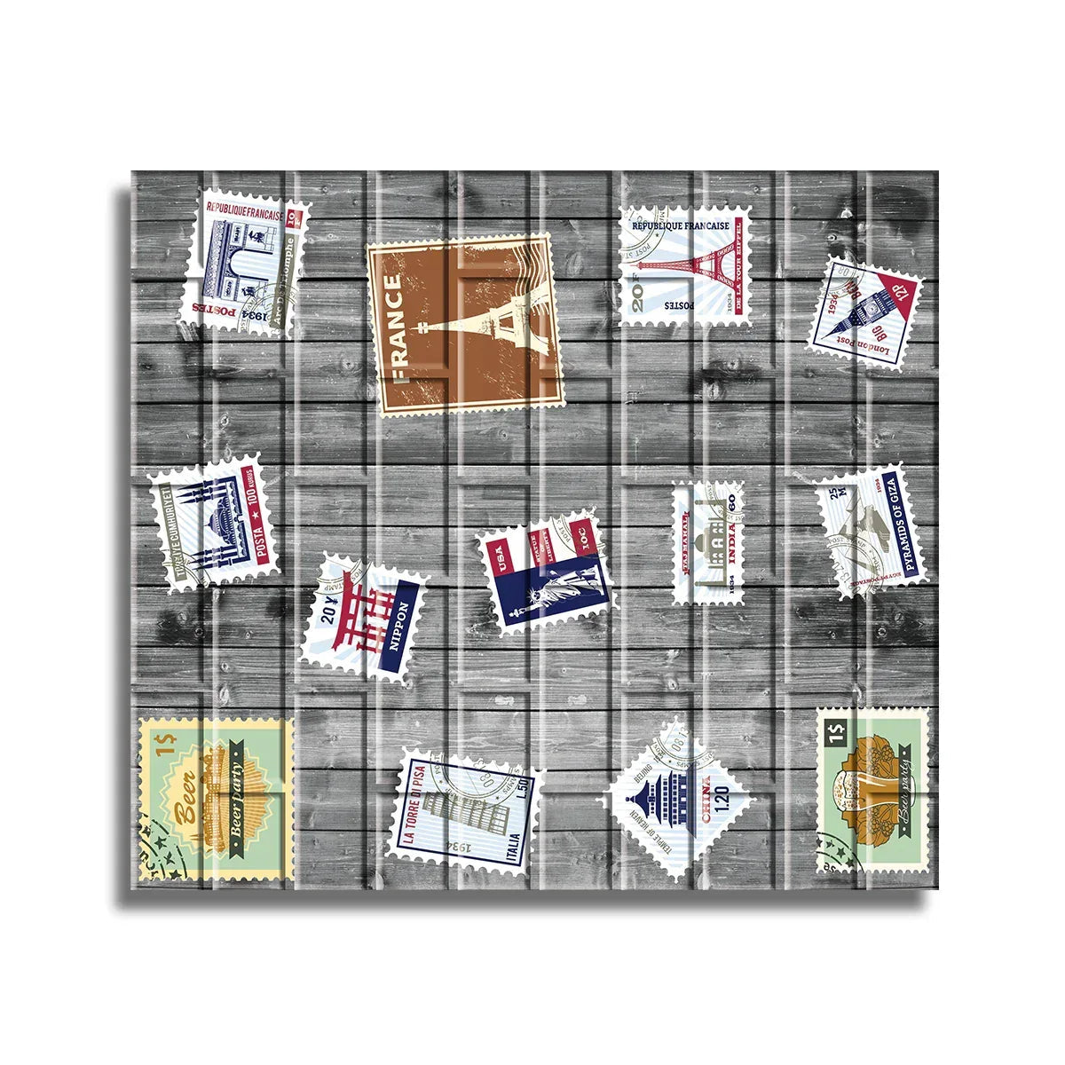 Tapet 3D autoadeziv, design modern,  usor de curatat, 70x77cm, Naimeed D3561