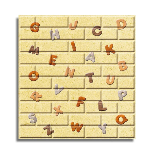 Set 10 x Tapet 3D autoadeziv, design modern, usor de curatat, 70x77 cm, Naimeed D3563