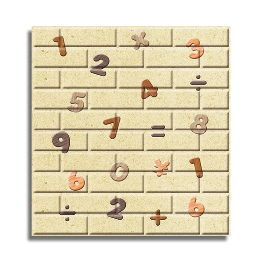 Set 10 x Tapet 3D autoadeziv, design modern, usor de curatat, 70x77cm, Naimeed D3586