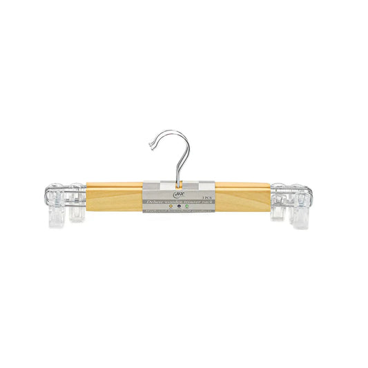 Set 3 umerase pentru fuste/pantaloni, lemn si metal, D3815