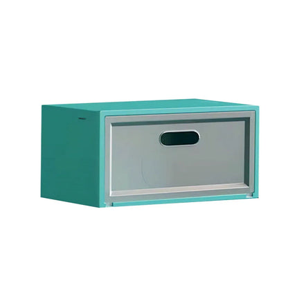 Set 3 cutii pentru depozitare pantofi, Naimeed D4154, polipropilena, Verde