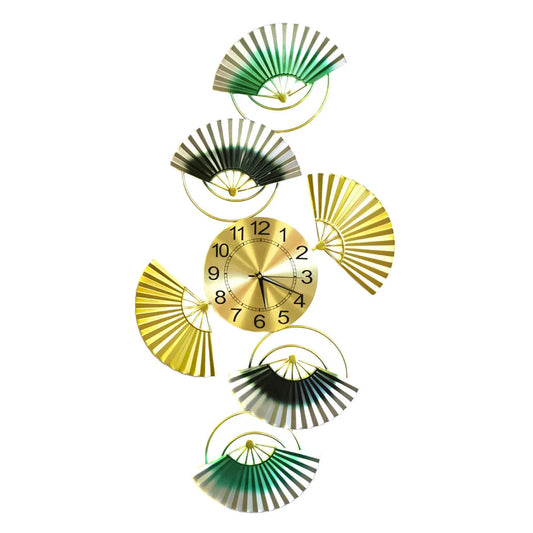 Ceas de perete, stil elegant, Metal, mecanism Silentios, D4183, 100*50 cm, Multicolor