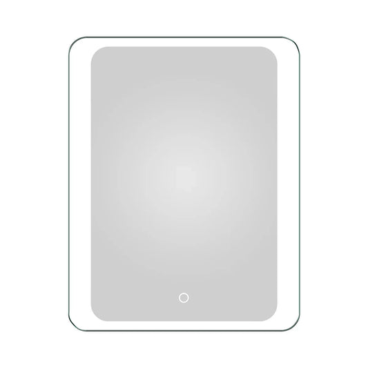 Oglinda baie, sistem iluminare LED, IP44, 60x80cm, D4220, Dezaburire, Touch