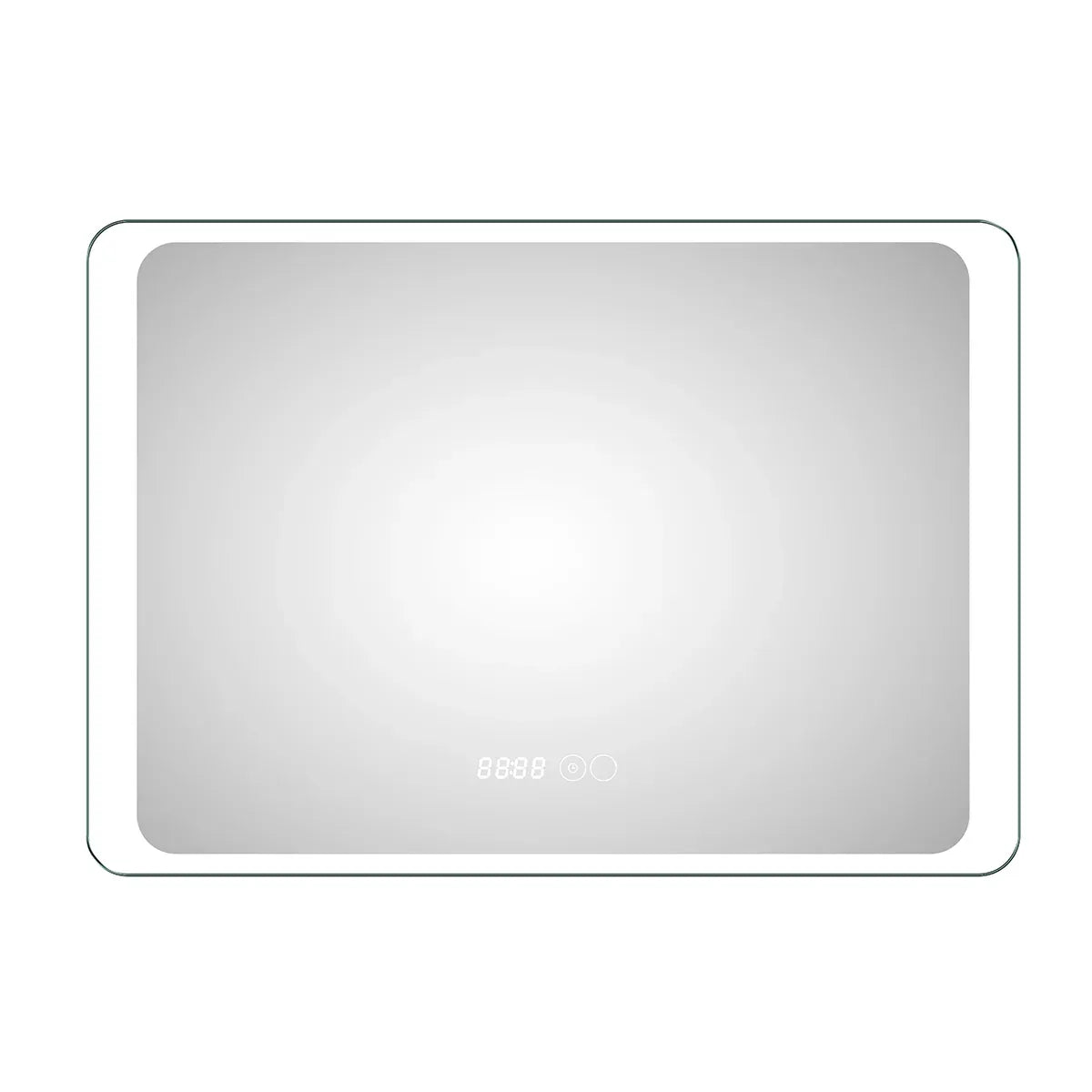 Oglinda baie, sistem iluminare LED, IP44, 100x70cm, D4221, Dezaburire, Touch, Ceas