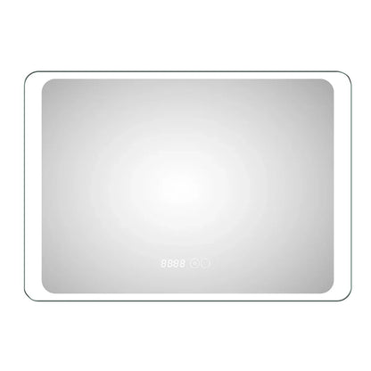 Oglinda baie, sistem iluminare LED, IP44, 120x70cm, D4222, Dezaburire, Touch, Ceas