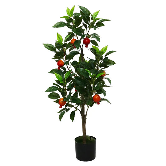 Copac artificial, Rodie cu ghiveci D4274, 115cm