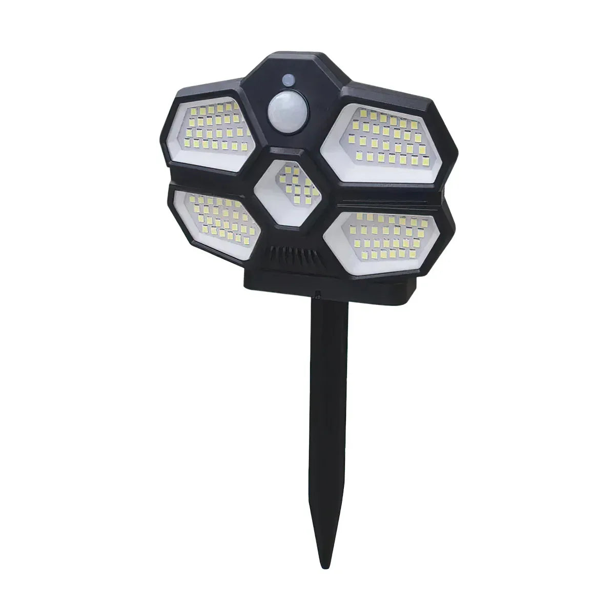Lampa solara, cu senzor de miscare, lumina LED,  acumulator, Naimeed D4334, 124 LED-uri