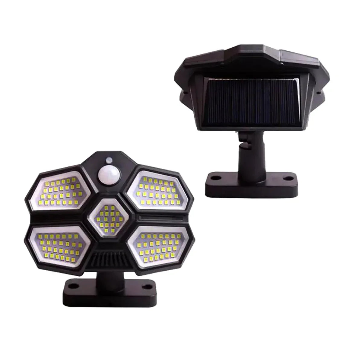 Lampa solara, cu senzor de miscare, lumina LED,  acumulator, Naimeed D4334, 124 LED-uri