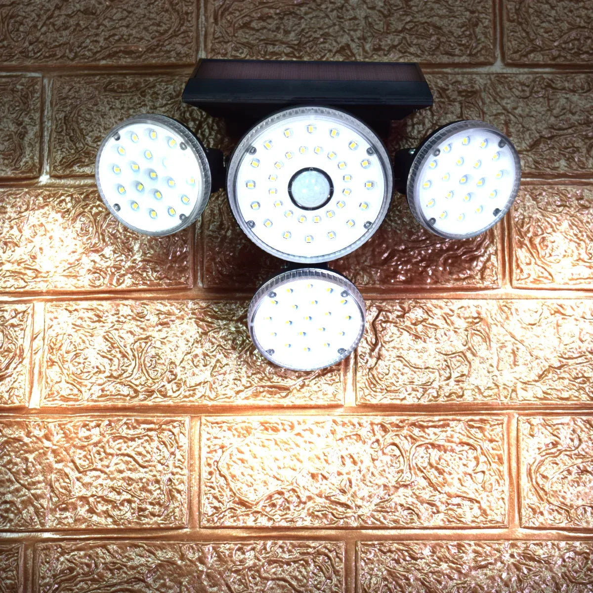 Lampa solara, cu senzor de miscare, lumina LED,  acumulator, Naimeed D4342, SMD 89 LED-uri