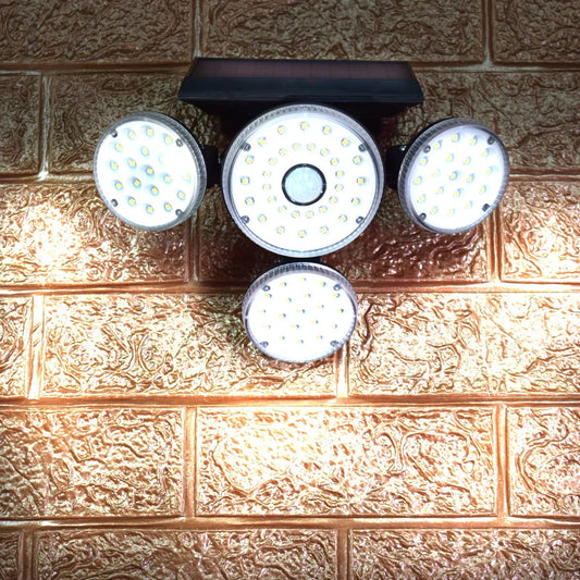 Lampa solara, cu senzor de miscare, lumina LED,  acumulator, Naimeed D4342, SMD 89 LED-uri