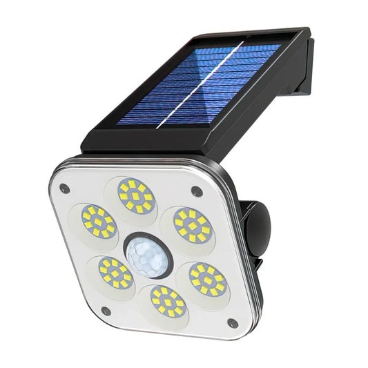 Lampa solara, cu senzor de miscare, lumina LED,  acumulator, Naimeed D4346, 54 LED-uri, suport detasabil