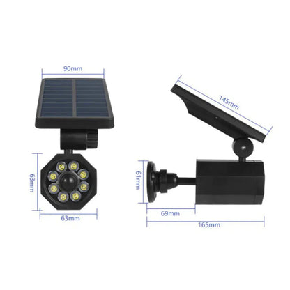 Lampa solara, cu senzor de miscare, lumina LED, telecomanda, acumulator, Naimeed D4348, 8 Power LED-uri