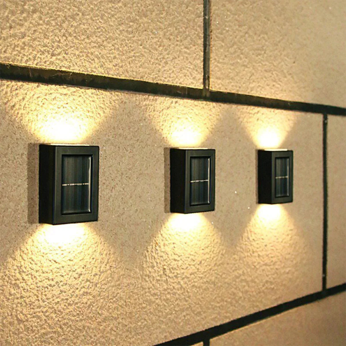 Lampa solara, lumina LED multicolora, acumulator, Naimeed D4364, set 2 bucati
