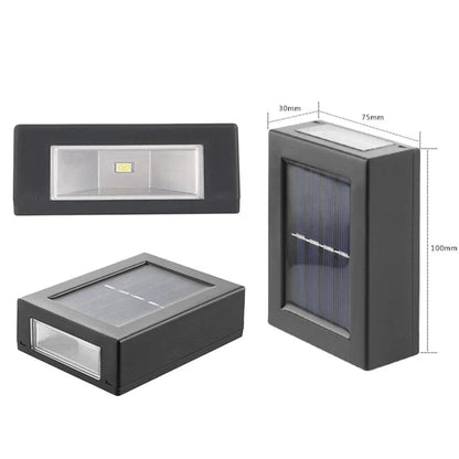 Lampa solara, lumina LED multicolora, acumulator, Naimeed D4364, set 2 bucati