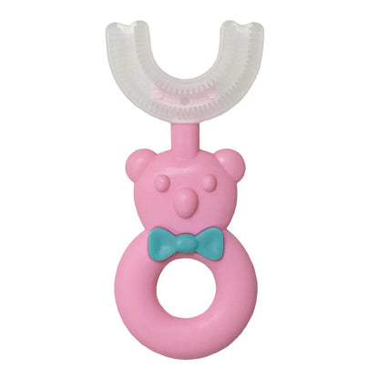 Set 10 Periute de Dinti Naimeed D4367-Roz, Circulare U-shape, pentru Copii 2-6 ani
