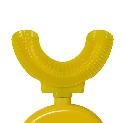Periuta de Dinti Circulara U-shape, pentru Copii 2-7 ani, Naimeed D4374, Galben