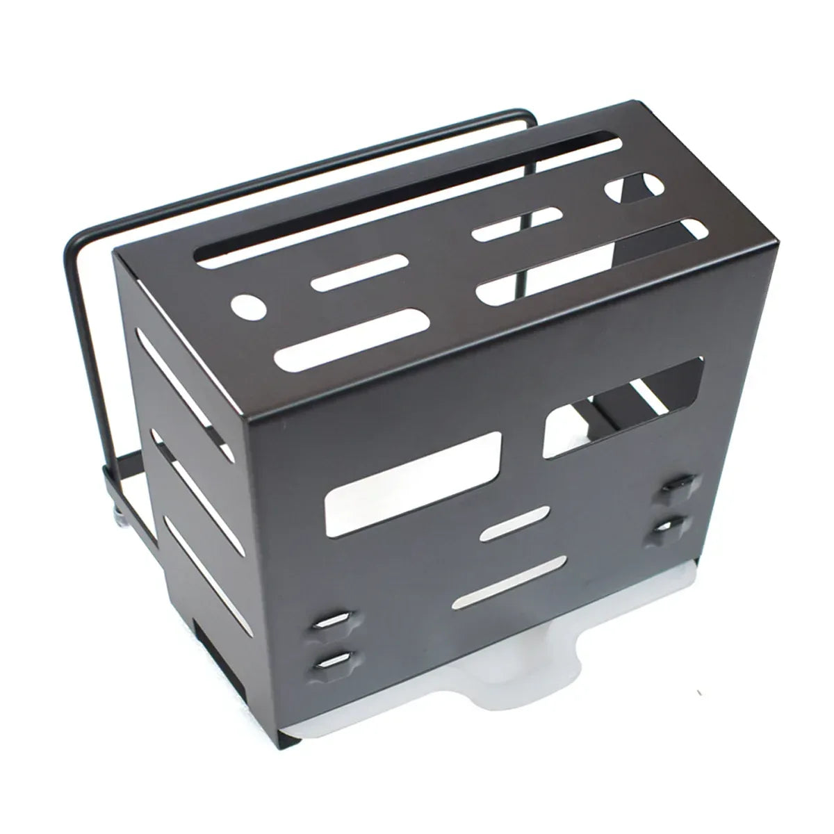 Suport metalic pentru ustensile de bucatarie, Naimeed D4442, Negru
