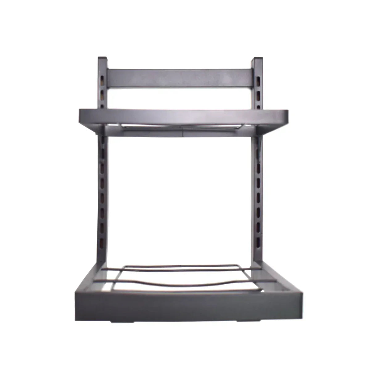 Raft metalic ajustabil, 2 polite, Naimeed D4450, Negru