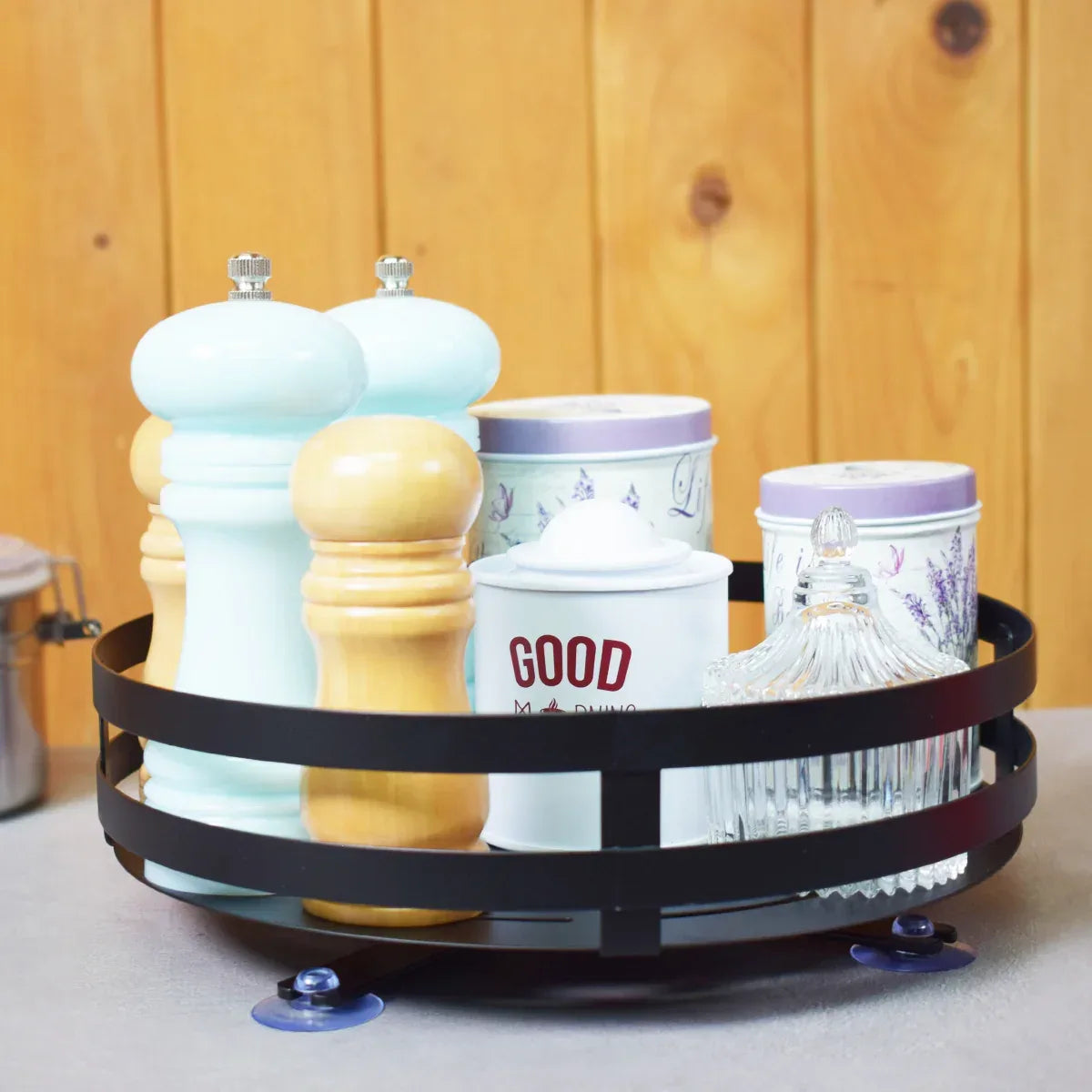 Suport metalic, rotativ, Naimeed D4488, Negru