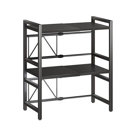 Raft metalic, extensibil, 2 polite, Naimeed D4501, Negru