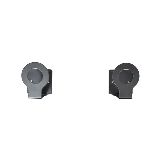 Set 2 suporturi metalice pentru tocatoare, Naimeed D4511, Negru