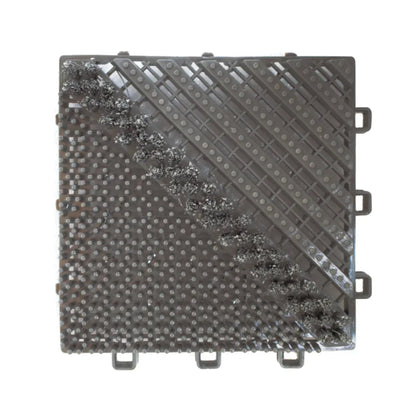 Placa pardoseala modulara din PP, Naimeed D4533, 15x15x2.5cm, Gri