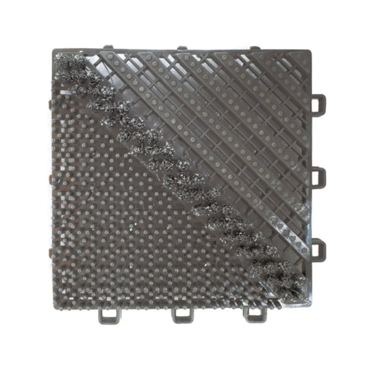 Placa pardoseala modulara din PP, Naimeed D4533, 15x15x2.5cm, Gri