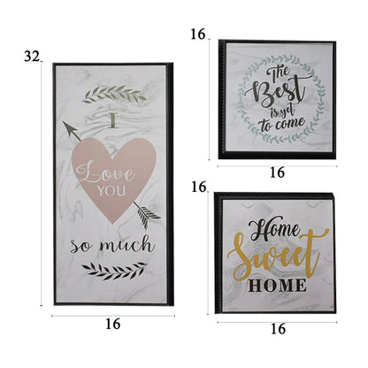 Set decoratiuni, Naimeed D4540N, Negru