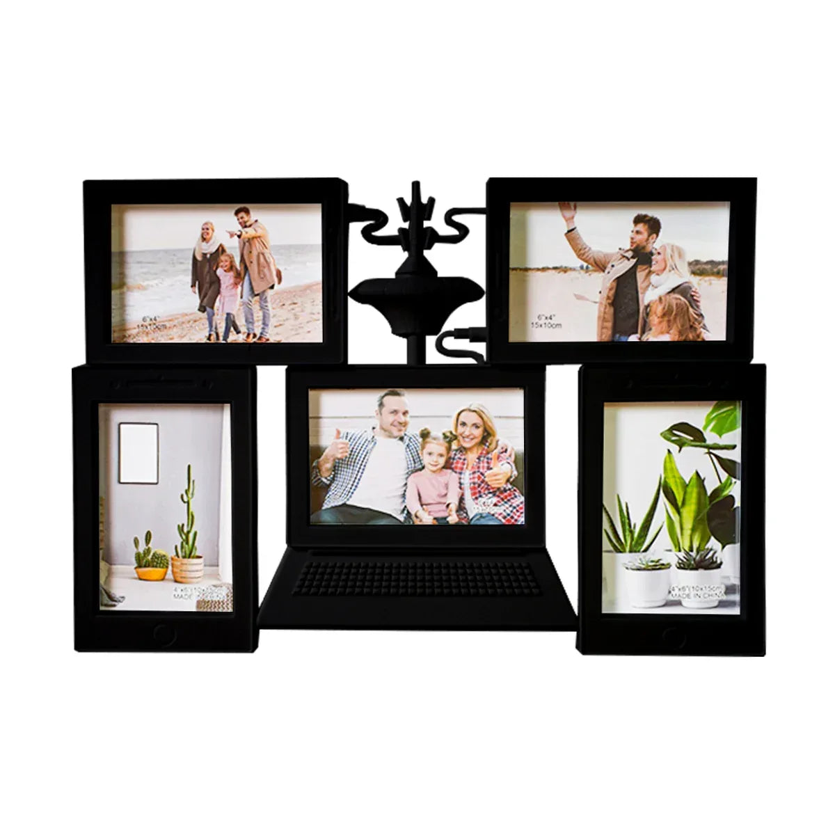 Rama foto, 5 poze, Naimeed D4543N, Negru