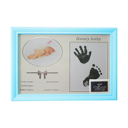 Rama foto cu amprenta, personalizabila, Naimeed D4570B, Albastru