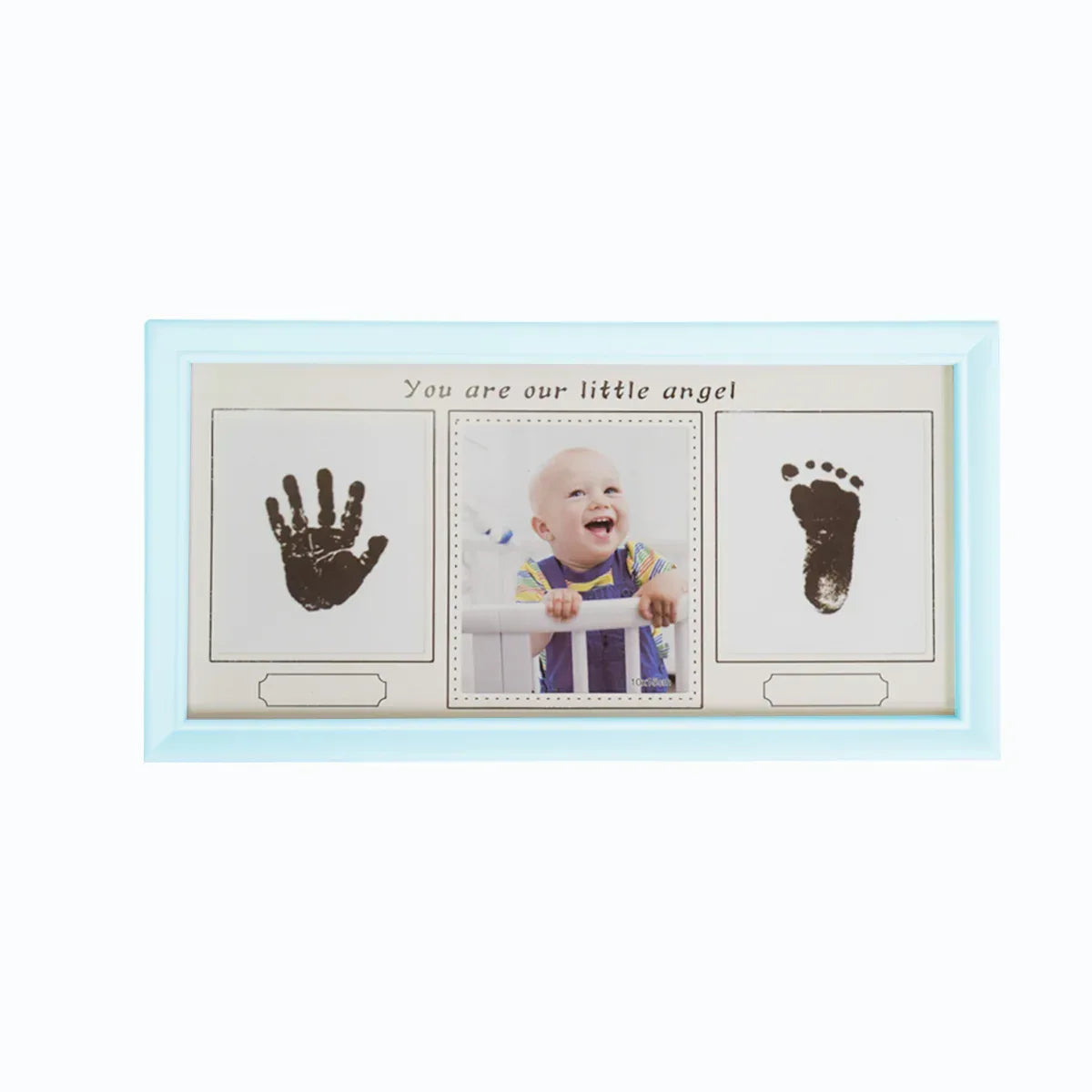 Rama foto cu amprenta, personalizabila, Naimeed D4571B, Albastru