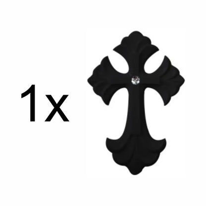 Set 2 rame foto, Naimeed D4598N, 1 polita si 3 ornamente, Negru