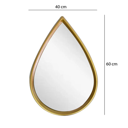Oglinda Decorativa de Perete, Naimeed D4600G, Auriu, 40x3x60 cm