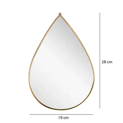 Set 4 Oglinzi Decorative, Naimeed D4605G, Auriu, 19x1x28 cm