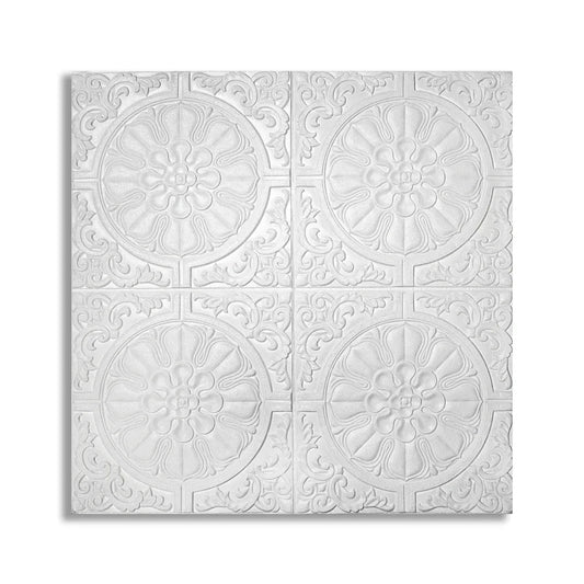 Tapet 3D Autoadeziv, design modern, rezistent la umezeala, usor de curatat, 70x70cm, Naimeed D4712, Argintiu