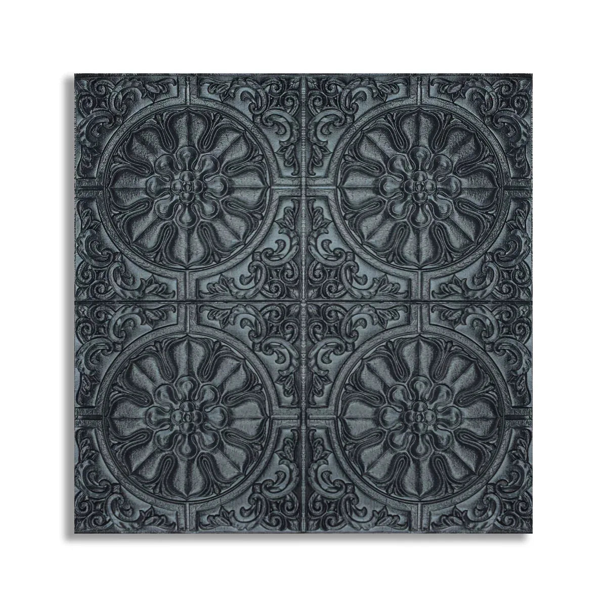Tapet 3D Autoadeziv, design modern, rezistent la umezeala, usor de curatat, 70x70cm, Naimeed D4716,  Negru