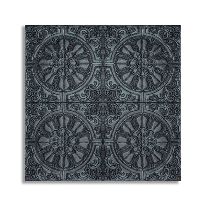 Tapet 3D Autoadeziv, design modern, rezistent la umezeala, usor de curatat, 70x70cm, Naimeed D4716,  Negru