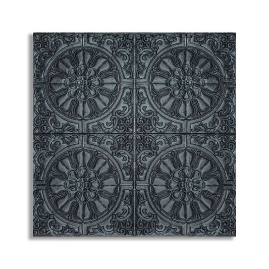 Tapet 3D Autoadeziv, design modern, rezistent la umezeala, usor de curatat, 70x70cm, Naimeed D4716,  Negru