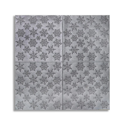 Set 10 x Tapet 3D Autoadeziv, design modern, rezistent la umezeala, usor de curatat, 70x70cm, Naimeed D4717, Argintiu