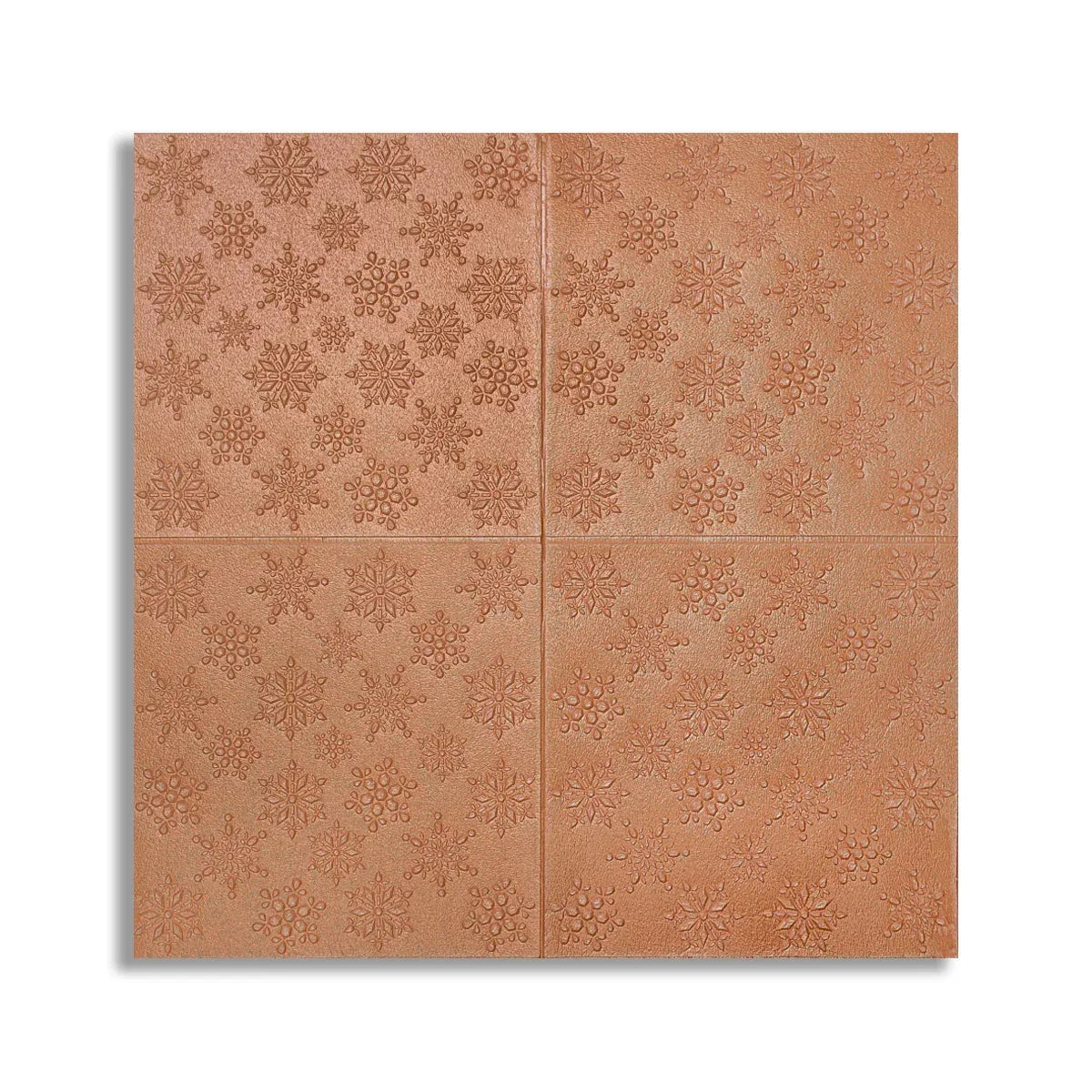 Tapet 3D Autoadeziv, design modern, rezistent la umezeala, usor de curatat, 70x70cm, Naimeed D4720, Maro