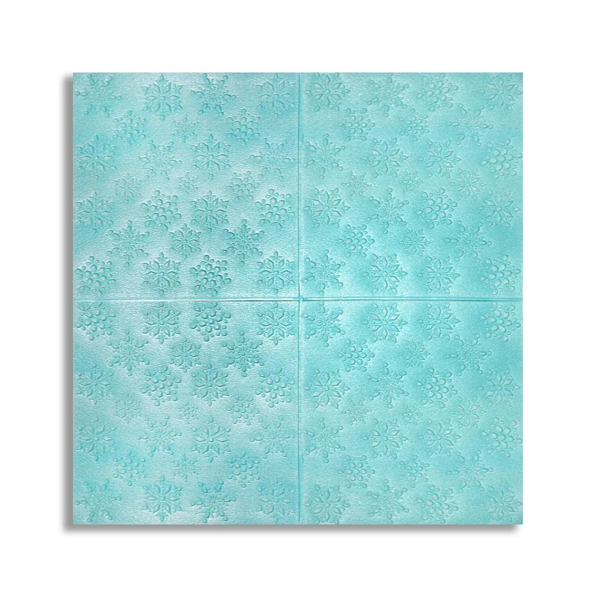 Tapet 3D Autoadeziv, design modern, rezistent la umezeala, usor de curatat, 70x70cm, Naimeed D4721, Albastru