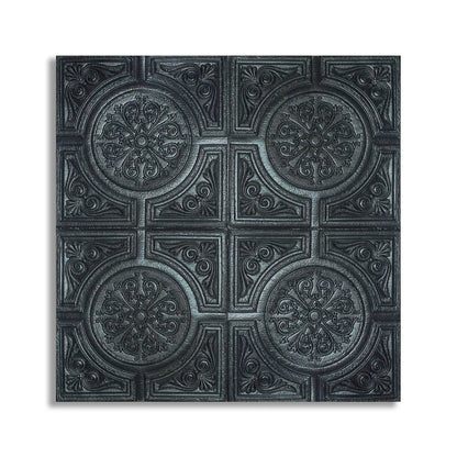 Set 5 x Tapet 3D Autoadeziv, design modern, rezistent la umezeala, usor de curatat, 70x70cm, Naimeed D4724, Negru