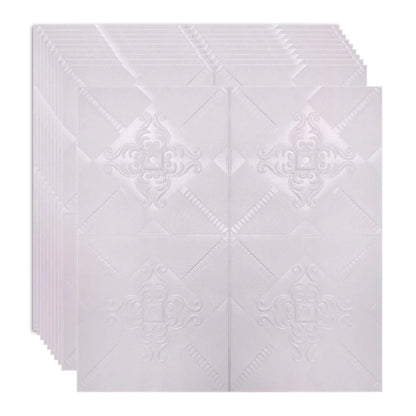 Set 10 x Tapet 3D Autoadeziv, design modern, rezistent la umezeala, usor de curatat, 70x70cm, Naimeed D4728, Roz