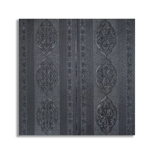 Set 10 x Tapet 3D Autoadeziv, design modern, rezistent la umezeala, usor de curatat, 70x70cm, Naimeed D4734, Negru
